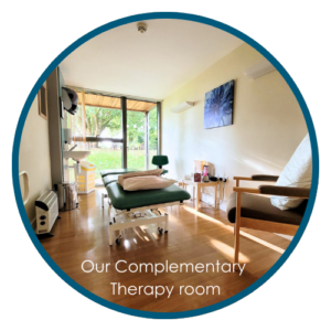 One of the complementary therapy rooms at Primrose Hospice.